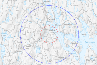 Karta efter utbrott 2026